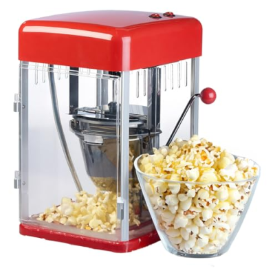 Popcorn-Party im Retro-Style